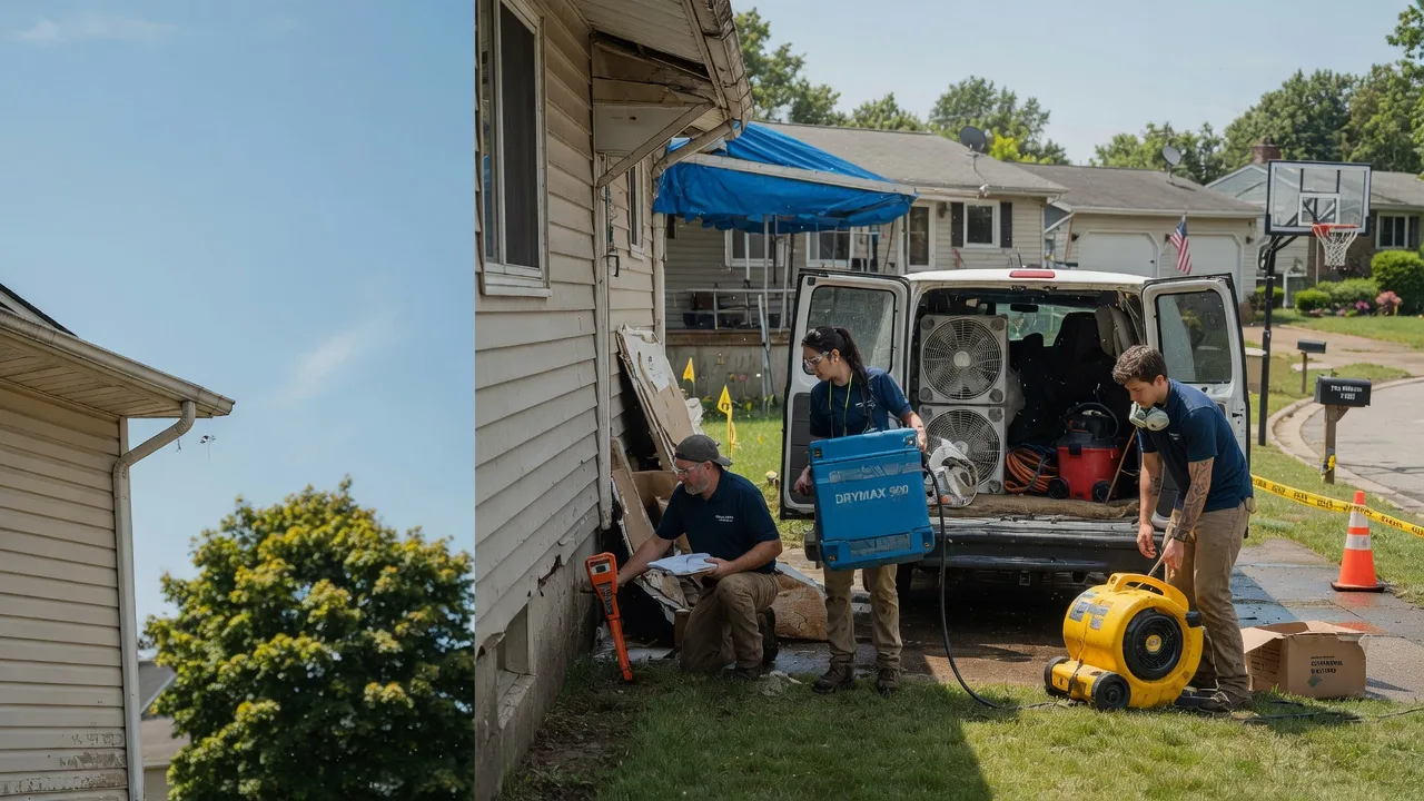 Ceiling Leak Cleanup in Seymour, IN near me